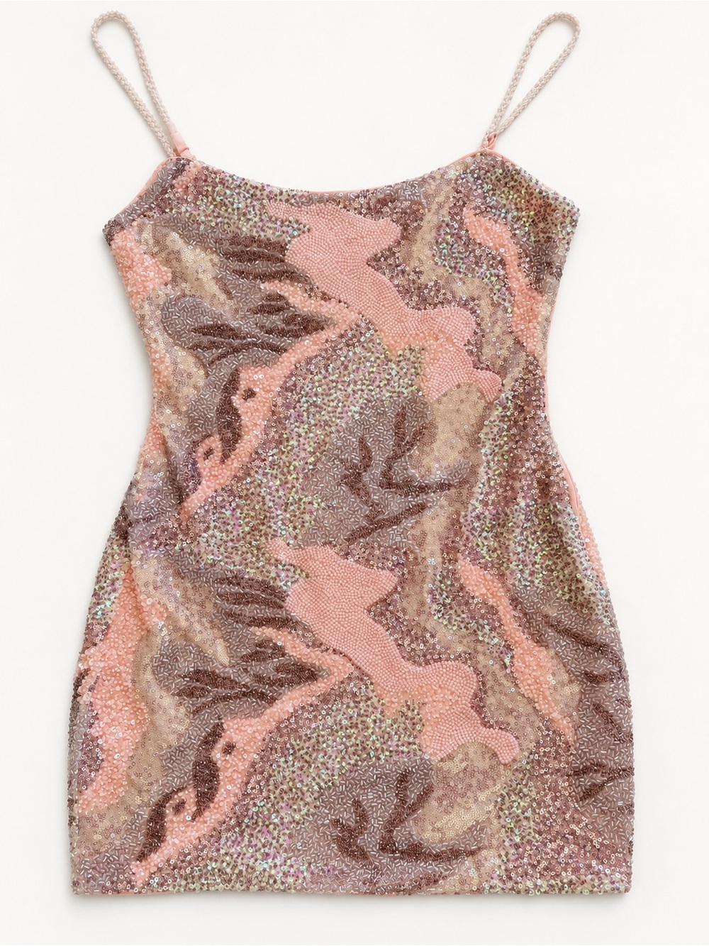Hello Molly Sequin Spaghetti Strap Mini Dress